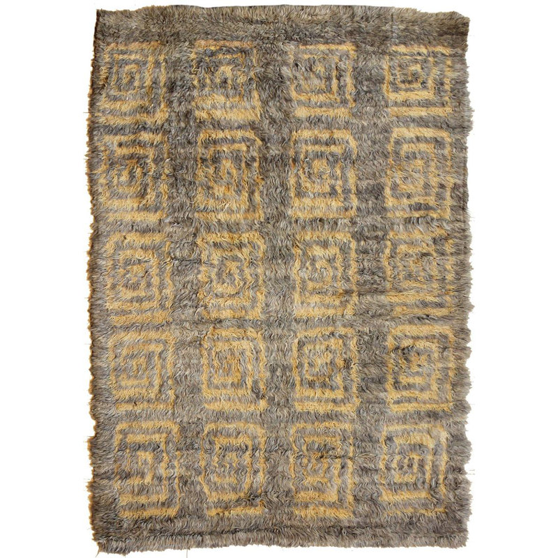 Greek Key One-of-a-Kind 4'10" X 6'9" Area Rug