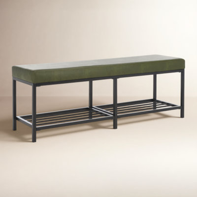 Dyer Faux Leather Upholstered Storage Bench