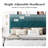 Aleiny Velvet Bed with Adjustable Upholstered Headboard-436444927-436444920