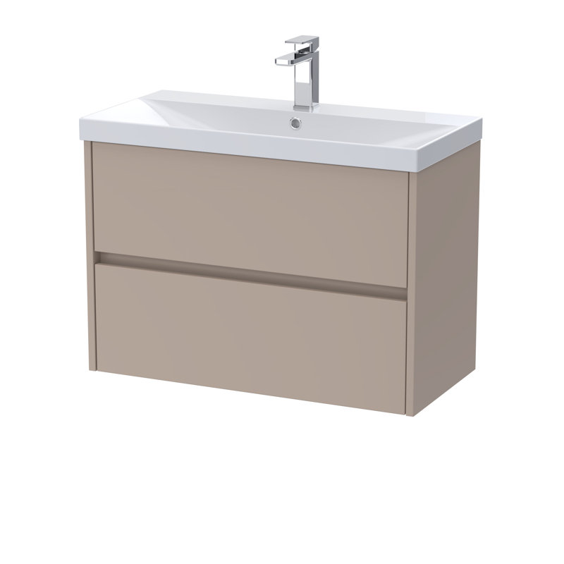 Havana Bathroom Vanity, Soft Linen, 81cm W