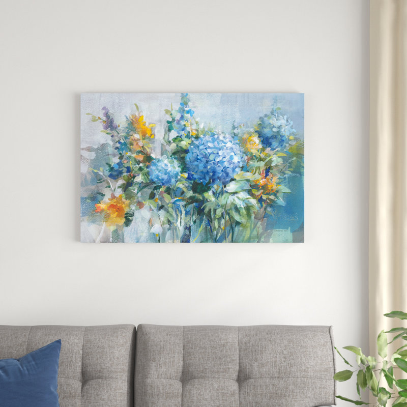 August Garden by Danhui Nai - Wrapped Canvas Painting, 61cm H x 91cm W x 3.8cm D