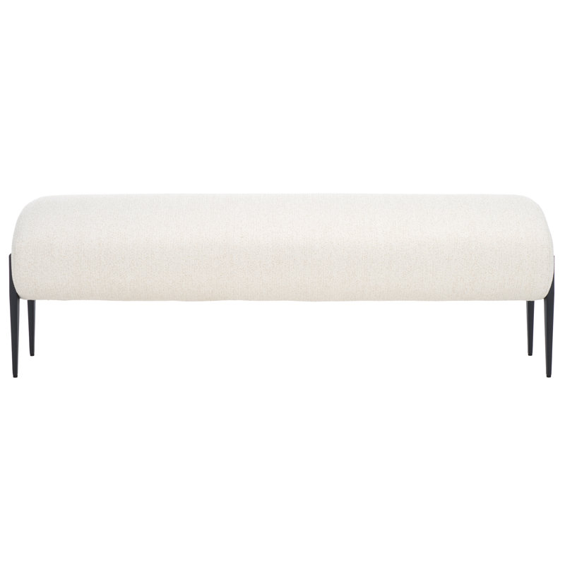 Breshauna Upholstered Bench, Cream