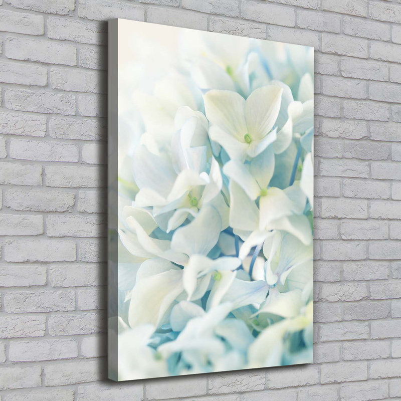 Hydrangea Flower - Wrapped Canvas Print
