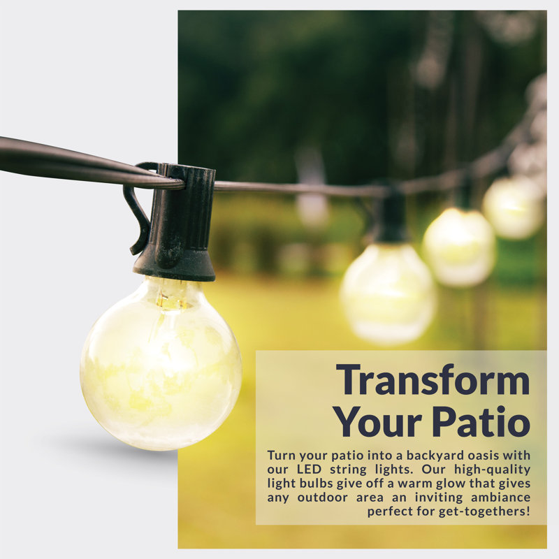 Asusena Outdoor 52 - Bulb 600'' Globe String Light