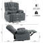 Fauteuil inclinable avec massage et vibration chauffante-465441574