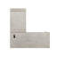 Bureau d'ordinateur transitionnel blanc antique