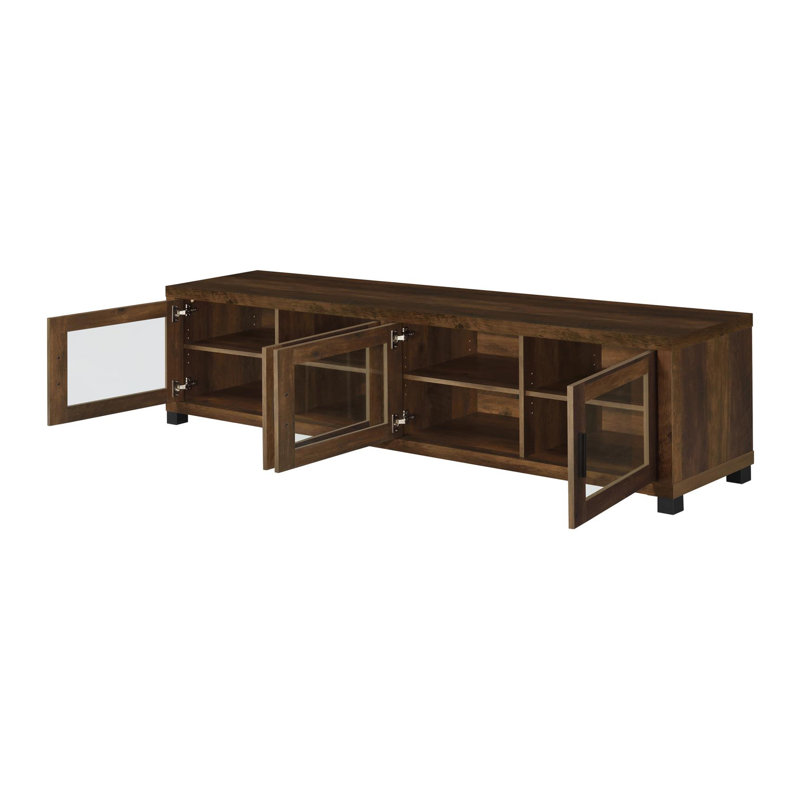 Crédence de rangement Bushweller, Bois brun foncé
