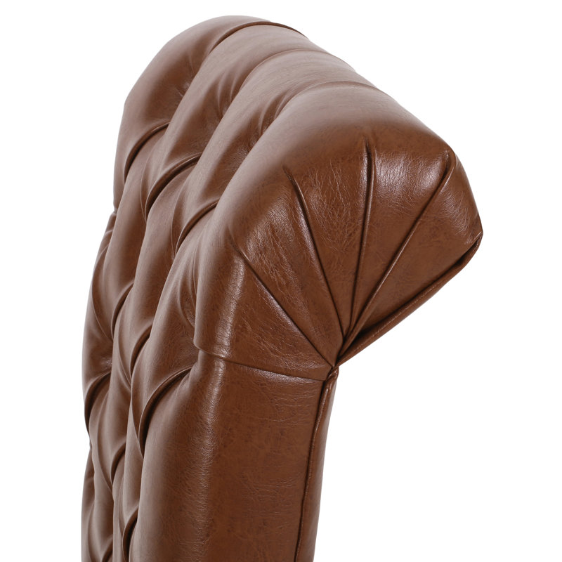 Tufted Parsons Chair, Brown, Set Of 4