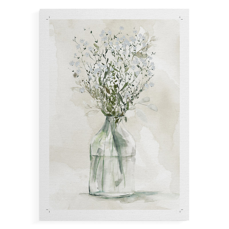 Farmhouse Whites I - Impression sur toile seulement - NON-CADRE