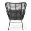 Ensemble de conversation pour patio en osier 2 pièces 5 personnes avec coussins Aritomo-1795601762