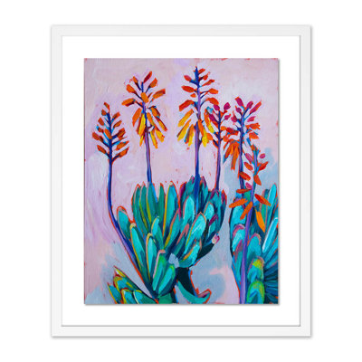 Fan Aloe Painting by Sari Shryack