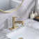 Console Single-handle Bathroom Faucet with Drain Assembly