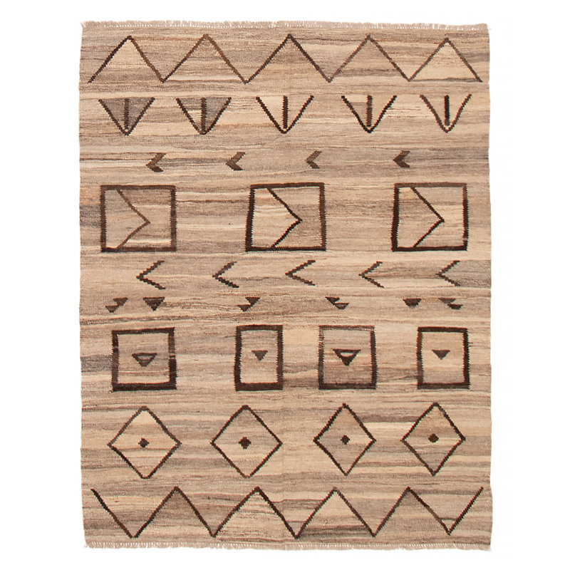 Kilim taupe Sivas 5 pi 0 po x 6 pi 4 po