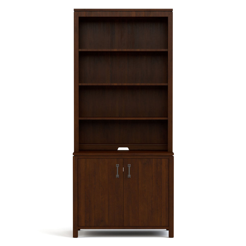 Dwyer Two-Door Cabinet With Hutch, Bronze