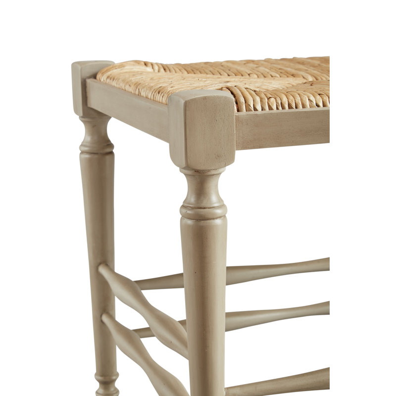 Rossana Vanity Stool, White