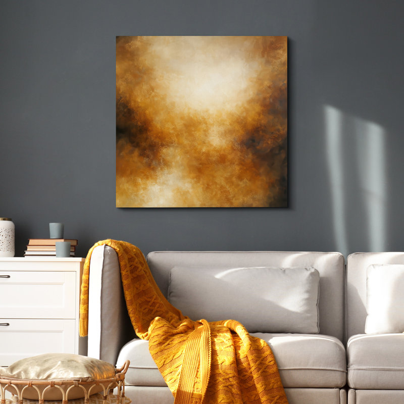 Impression sur toile abstraite murale pour décoration de salon, Toile tendue, Ne s’applique pas, H 12,8 po x l 12,8 po