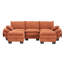 Canapé modulaire modulaire, canapé à assise profonde, canapé en velours côtelé, meubles rembourrés confortables pour le salon, appartement, studio, bureau, ayant plusieurs combinaisons-501818404