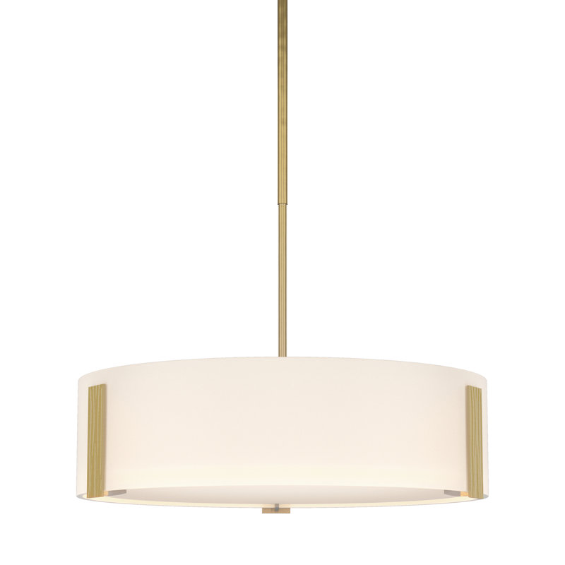 Impressions 3 - Light Drum Chandelier, Modern Brass