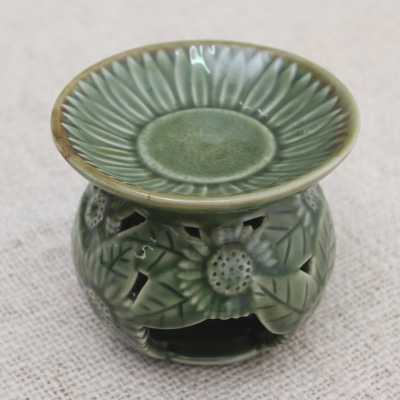 3.9'' H Concrete / Cement Tabletop Tealight Holder