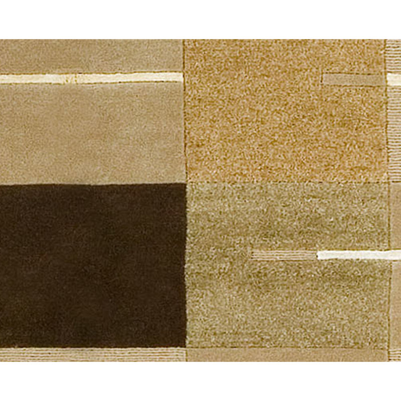 Himalayan Geometric Area Rug in Beige