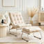Chaise longue d'extérieur avec repose-pieds pour patio-130379467