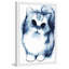 Chat ombré bleu - Reproduction d'art sur papier encadré-22056818