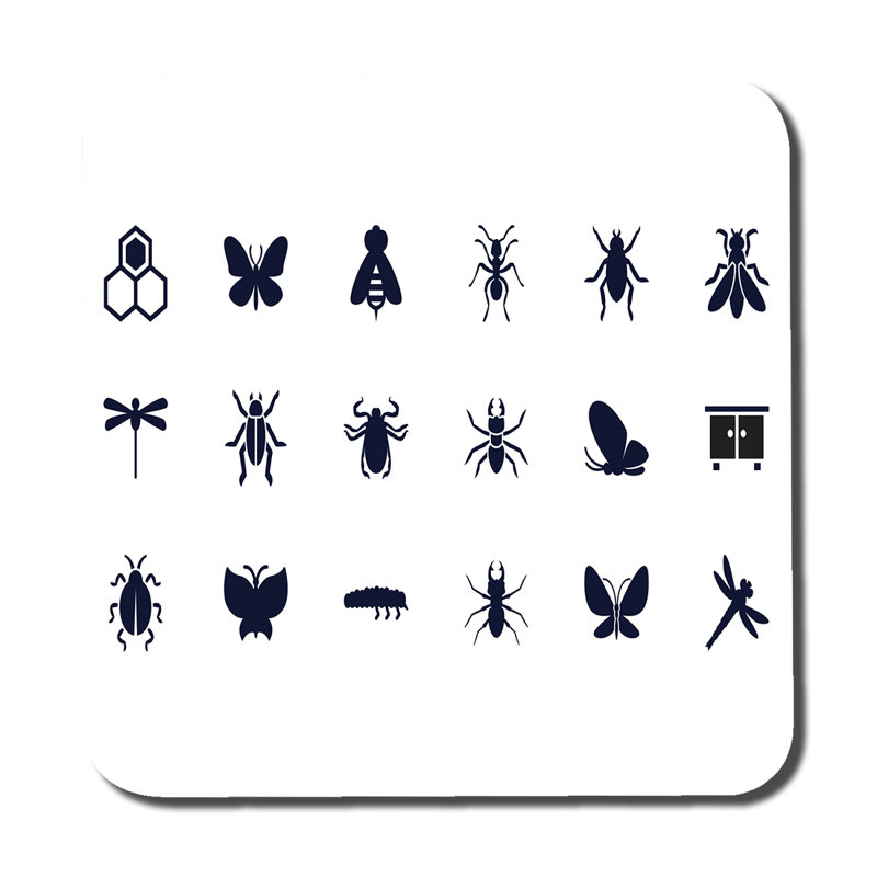 Douthit Square 6 Piece Coaster Set