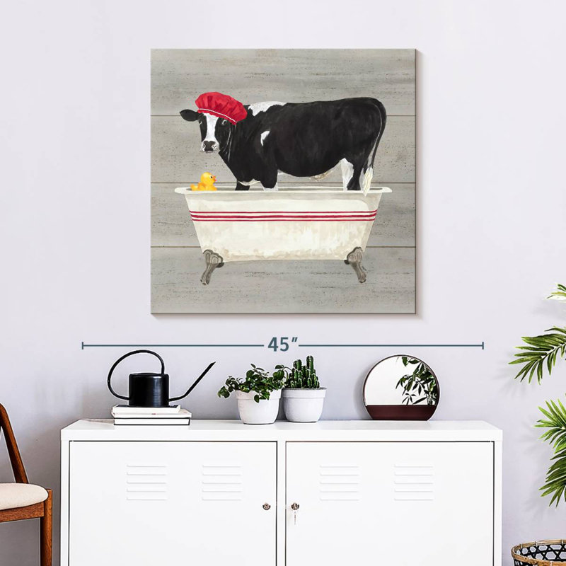 Ketti Bath Time For Cows Tub, 20" H x 20" W