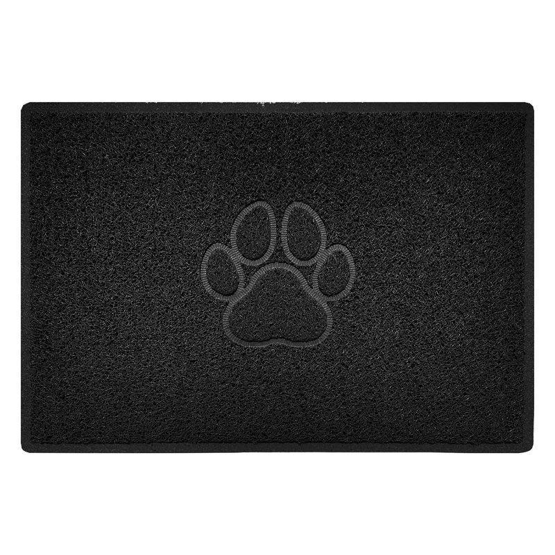 Non-Slip Indoor / Outdoor Doormat, 60cm W x 90cm L, Black