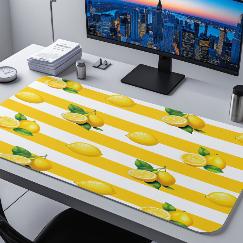 Polyester Desk Pad, 31.5x15.5