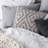 Geometric Cotton Blend Throw Pillow