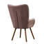 Chaise en velours mauve Inniss-121274379