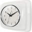Infinity Instruments - Horloge murale rétro - Horloge carrée de 9 pouces - Mid-Century silencieux - Horloge de cuisine - Horloge murale - Diner - Vintage