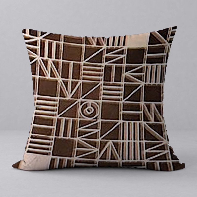Geometric Reversible Throw Pillow