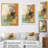 Yellow Orange Captivating Liquid Ink - Abstract Marble Wall Art-763707120-763707124