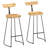 Bonnita Counter Stool with Metal Frame-1289413523
