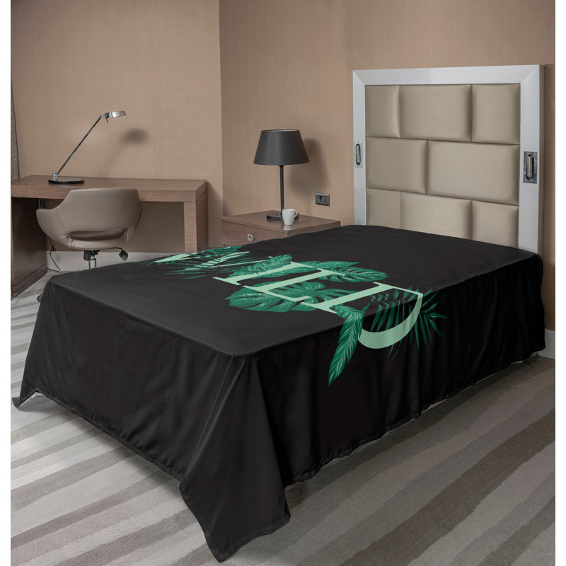 Drap plat Ambesonne, Drap plat pour lit simple TG