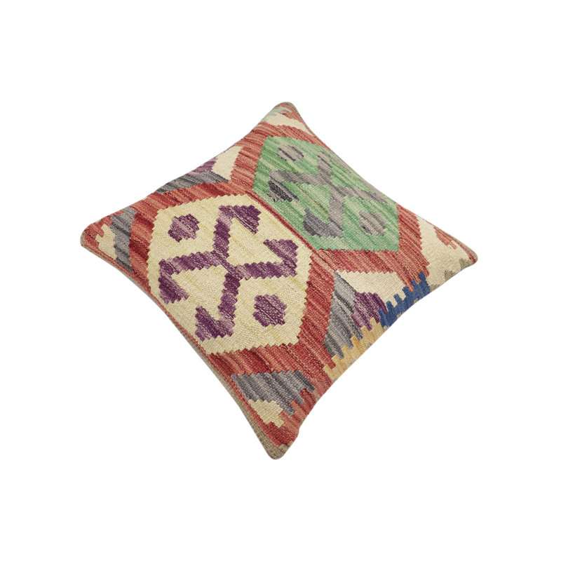 Housse et insert de coussin carré 100% laine