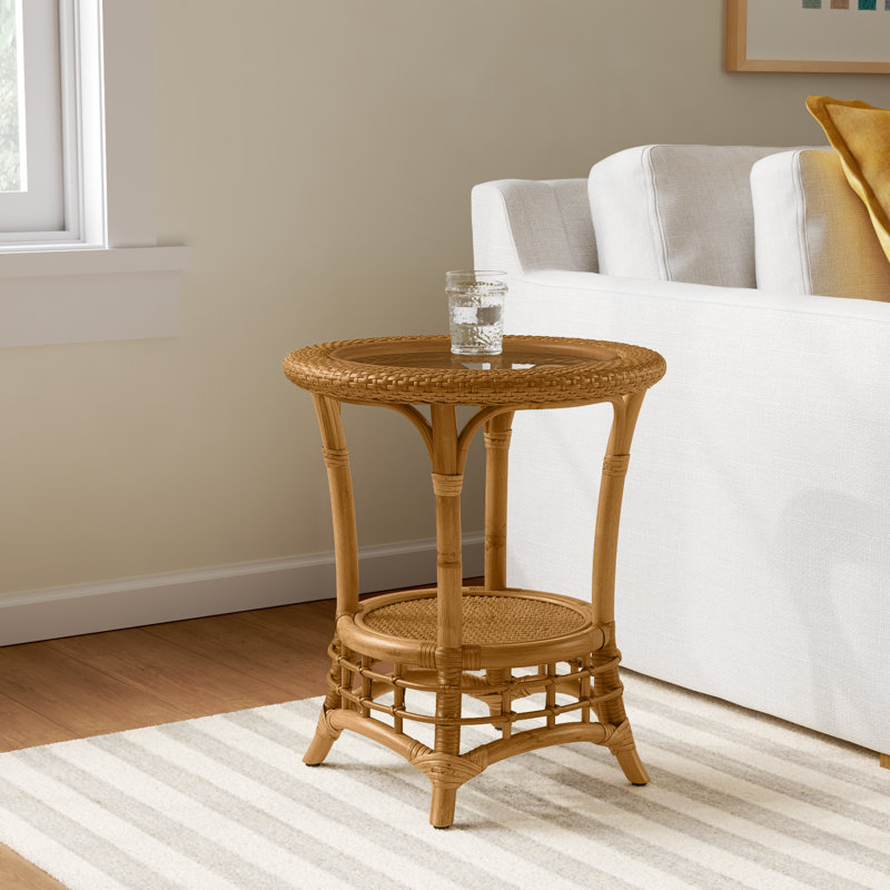 Luca End Table, Honey