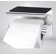 Serrato Wall Mounted Toilet Roll Holder With Shelf