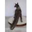 Maumee Fox Standing Bronze Statue -  Size: 36"L x 11"W x 19"H.