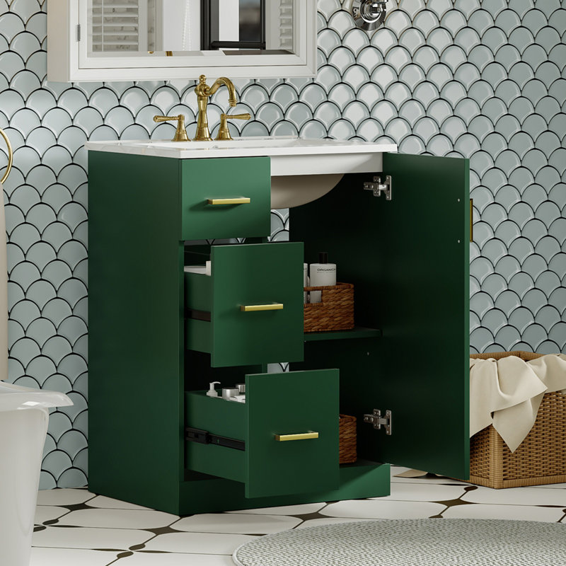 Meuble-lavabo moderne 24 "avec lavabo