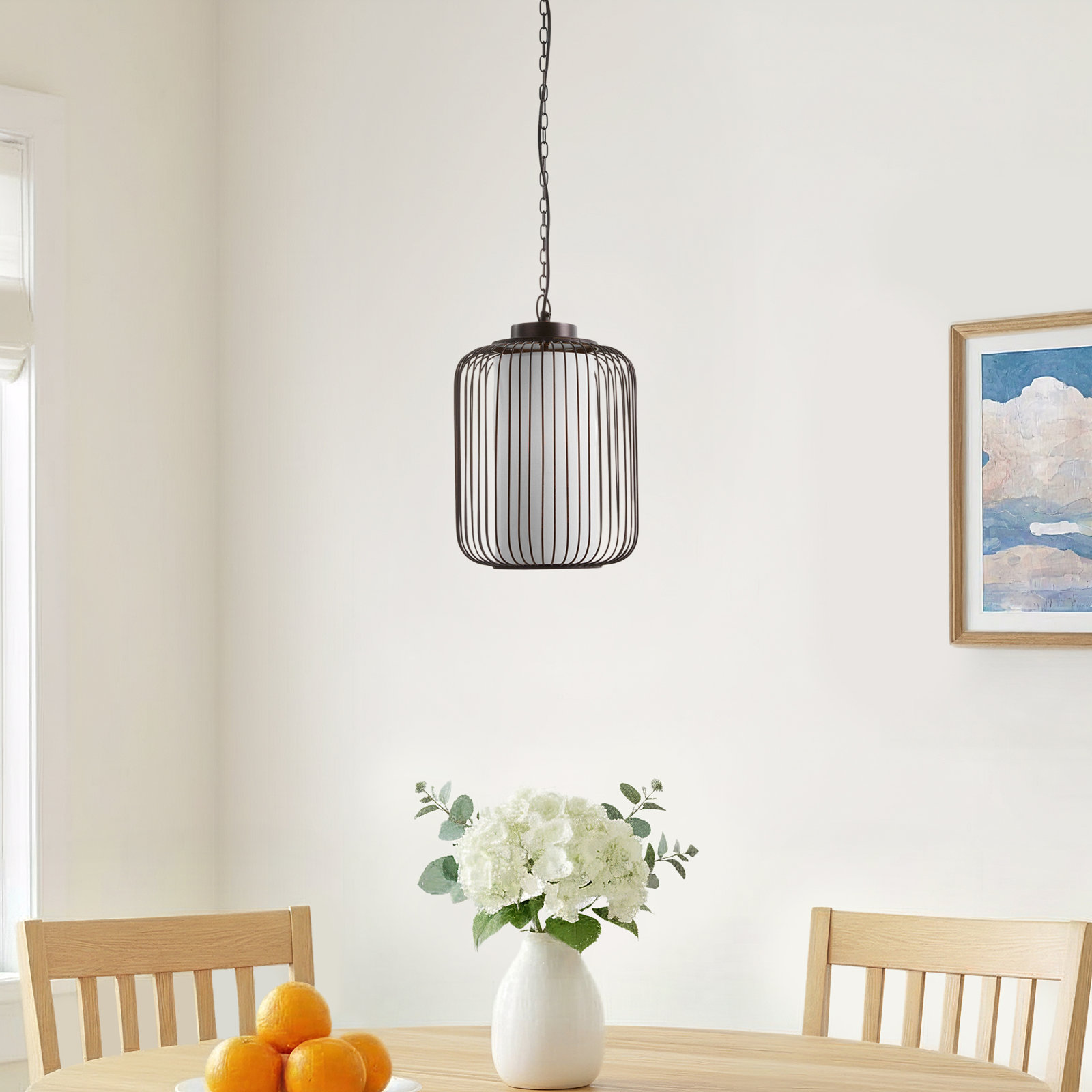 Geometric Single Light Pendant