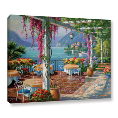 " Wisteria Terrace " Painting Print