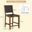 Amarre Counter Stool with Solid Wood Frame