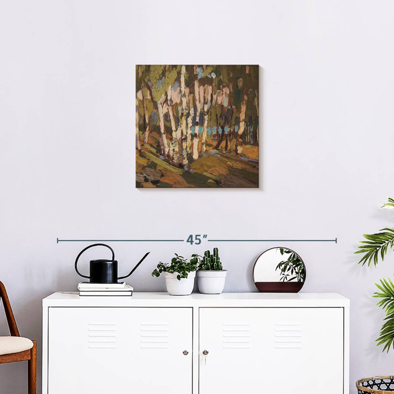 White Birches, 20" H x 20" W