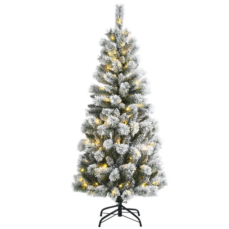 Arbre de Noël pin blanc 60 po avec 1400 lumières DEL 60 po, H 5 pi
