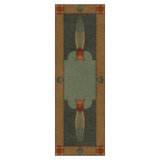 Monterey Mist Hand Knotted Wool Floral Area Rug