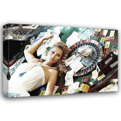 Alcott Hill® Hollywood Photo Archive Gallery Wrapped Canvas Art Titled: Ursula Andress, Casino Royale