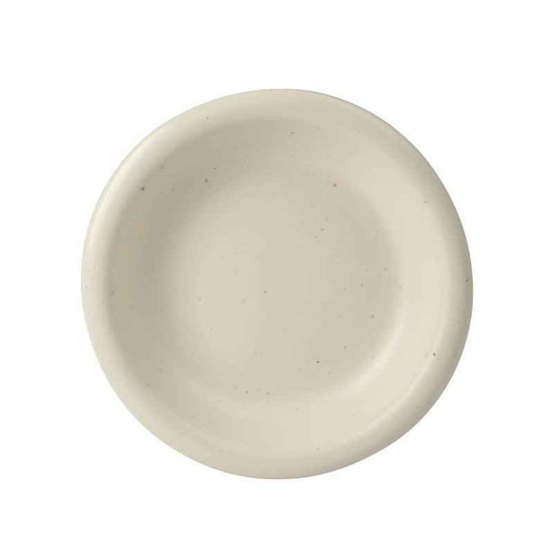 Bloomhouse Corcisa Clay 12 Piece Stoneware Reactive Glaze Dinnerware Set - Prosecco Blush Pink, White